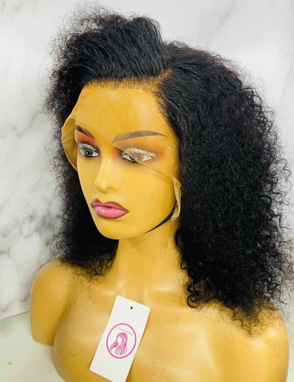 12 Inch Jerry Curl Frontal 02 Jerry Curl Frontal Wig