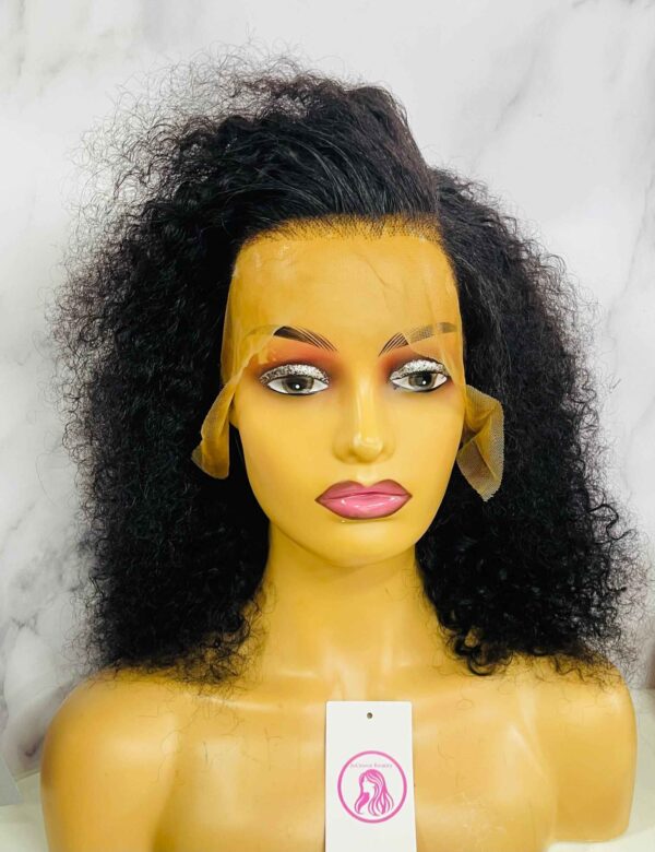 12 Inch Jerry Curl Frontal 03 Jerry Curl Frontal Wig